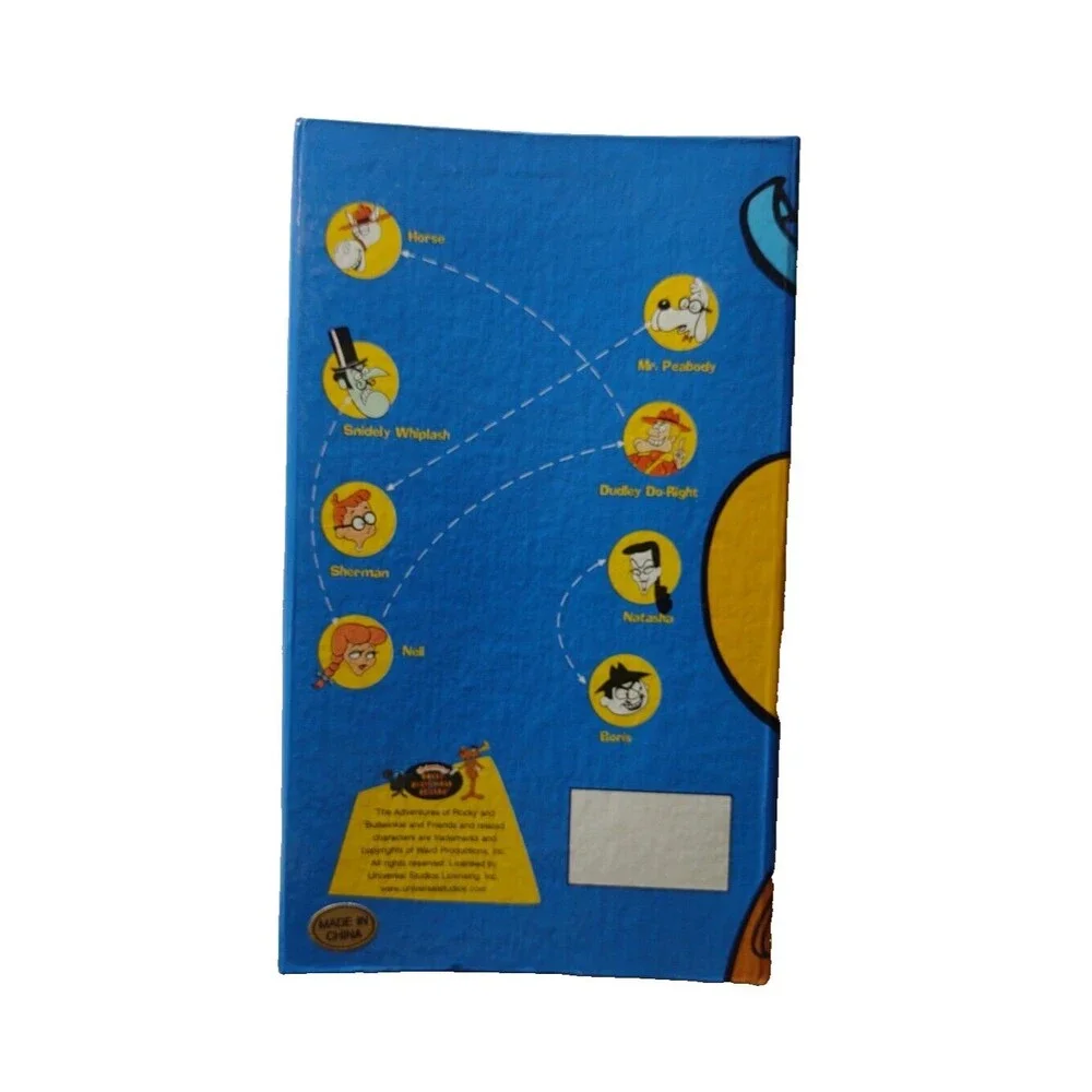 Adventures Of Rocky And Bullwinkle Vintage Organizer Licensed Diary Notes 1980's